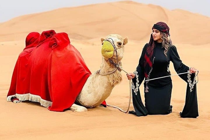 Private Morning Desert Safari Dubai: Dune Bashing, Camel Ride & Falcon Photo photo 1