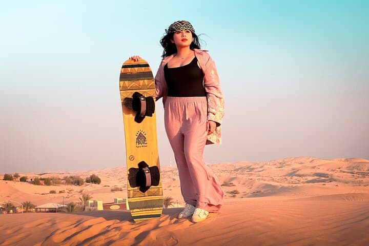 Abu Dhabi Morning Dune Drive, Camel Ride & Sandboarding — Half-Day Desert Safari photo 5