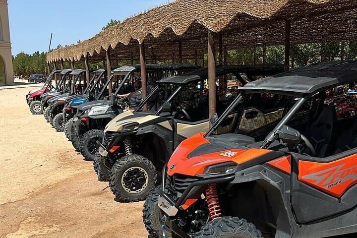 Makadi Bay Buggy Desert Adventure: Quad Ride to Private Beach, Caves & Coral