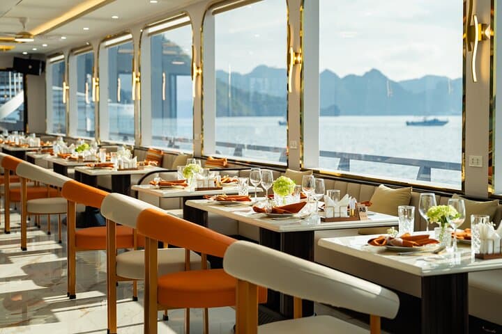 6-Hour Luxury Ha Long Bay Cruise — Caves, Kayaking & Ti Top Island photo 3