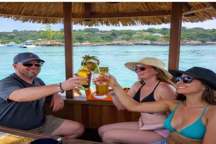 Tiki Boat Cruise & Beach Walk in Sosúa Bay: Small-Group Coastal Escape photo 2