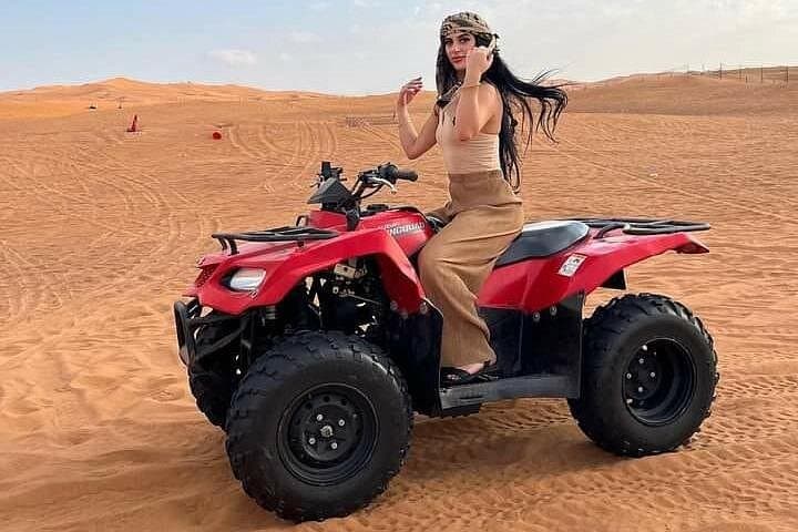 Morning Desert Safari in Dubai: Quad Bike, Dune Bashing & Camel Ride photo 2