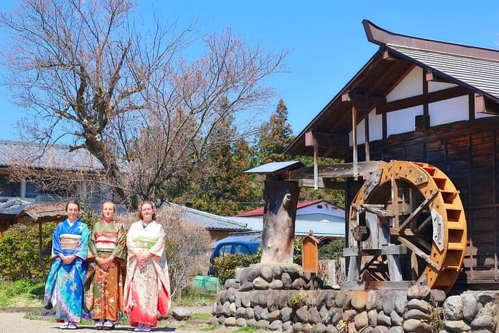 Private Kimono Walk in Takumi no Sato, Minakami — Authentic Dressing & Photo Stroll photo 2