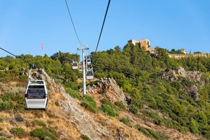 Sunset Alanya Cable Car & Dinner Boat Tour: Castle Views, Cleopatra Beach & Foam Party photo 4