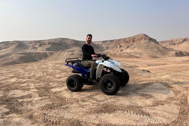 Kuwait Desert Quadbiking for Two — ATV Dune Tour & Camel Encounters
