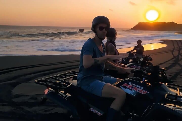 ATV on Sanur’s Black Sand Beach: Coastal Off-Road Adventure in Bali