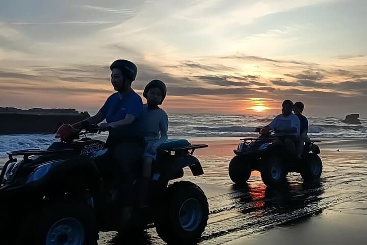 ATV on Sanur’s Black Sand Beach: Coastal Off-Road Adventure in Bali photo 3