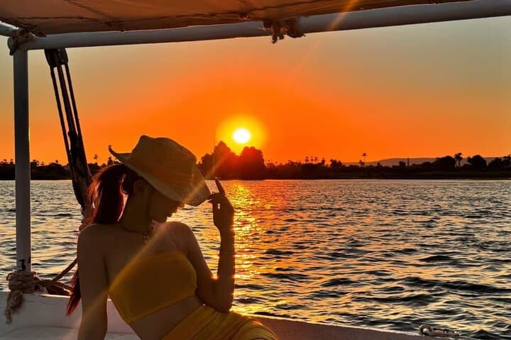 Sunset Felucca Sail on the Nile — Private Luxor Tour