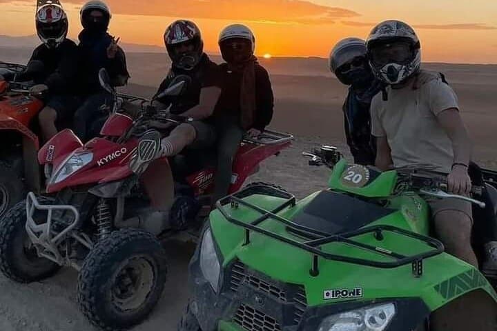 Agafay Desert Quad Bike, Sunset Camel Ride & Dinner Show from Marrakech