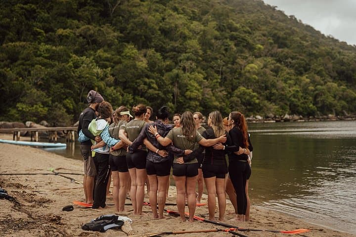 Hawaiian Canoe Expedition to Saquinho Beach — Lagoa da Conceição, Florianópolis photo 6