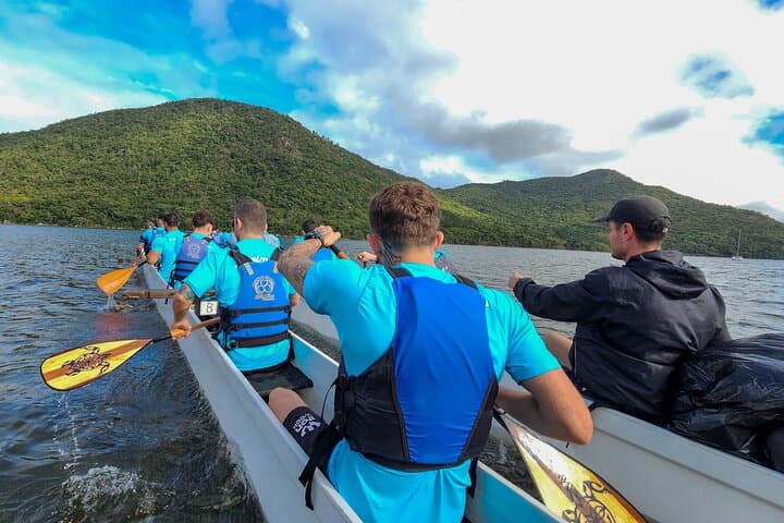Hawaiian Canoe Expedition to Saquinho Beach — Lagoa da Conceição, Florianópolis