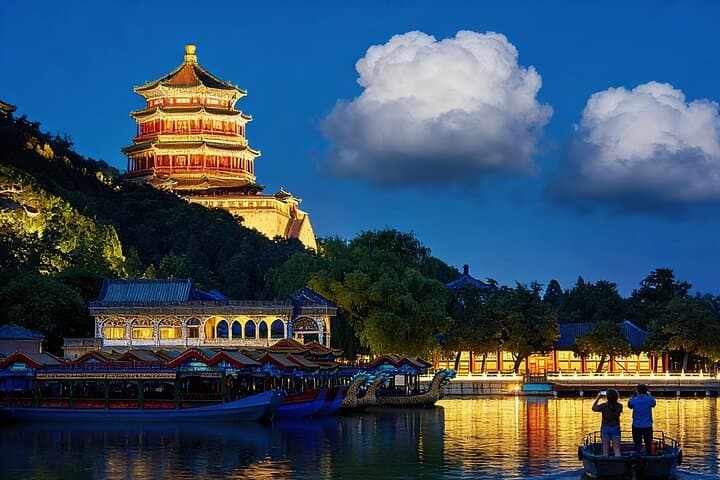 Summer Palace Night Tour Beijing — Private Evening Illumination & Hutong Snacks