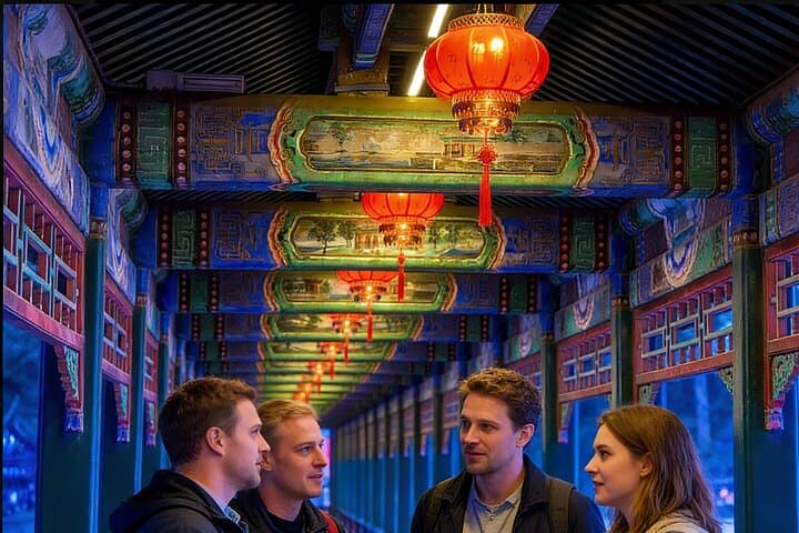 Summer Palace Night Tour Beijing — Private Evening Illumination & Hutong Snacks photo 2