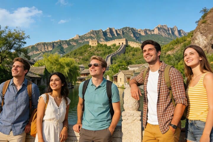 Simatai Great Wall & Gubei Water Town: Private Day Trip with Cable Car and Meal