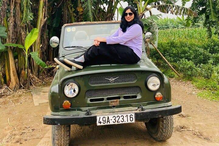 Hanoi Vintage Jeep City Tour: Old Quarter, West Lake & Riverbank Villages