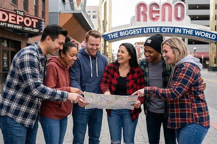 Reno Self-Guided Bar Crawl & App-Led Scavenger Hunt