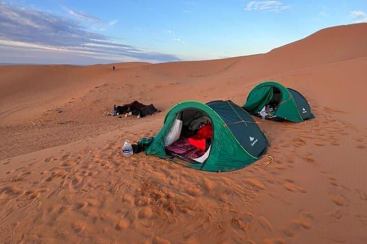 Wild Desert Bivouac in Merzouga: Overnight Camel Trek & Starry Camp
