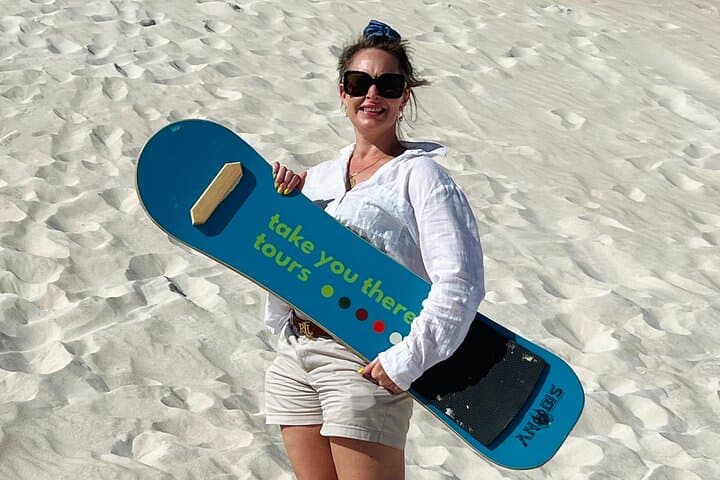 4WD Pinnacles Desert & Turquoise Coast Day Tour — Sandboarding at Lancelin photo 2