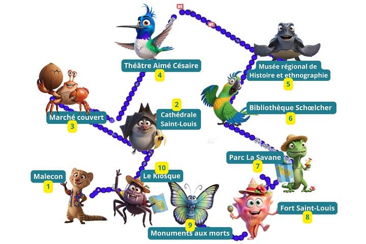 Fort-de-France Urban Treasure Hunt: Interactive Smartphone Track Game photo 2