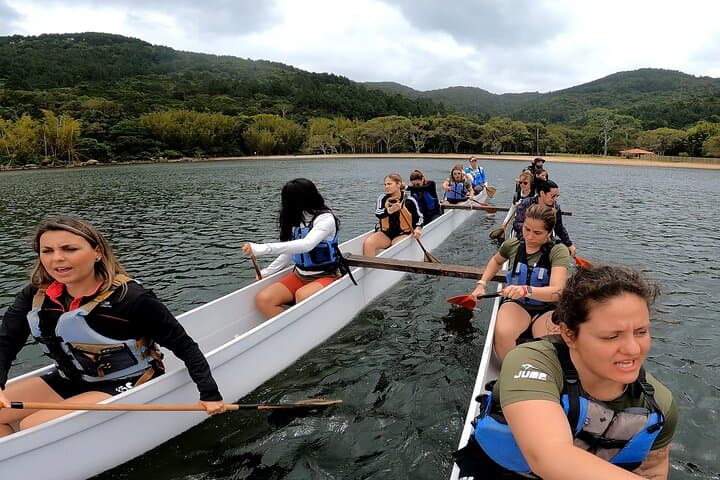 Hawaiian Canoe Expedition to Saquinho Beach — Lagoa da Conceição, Florianópolis photo 3