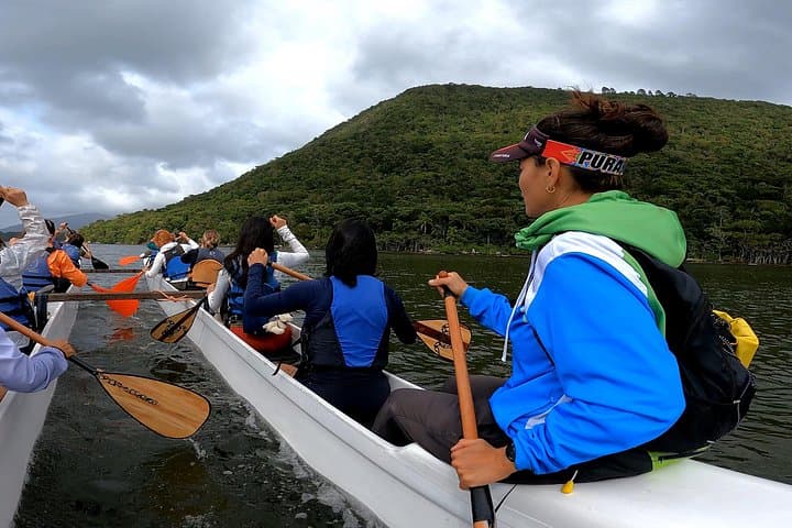 Hawaiian Canoe Expedition to Saquinho Beach — Lagoa da Conceição, Florianópolis photo 5