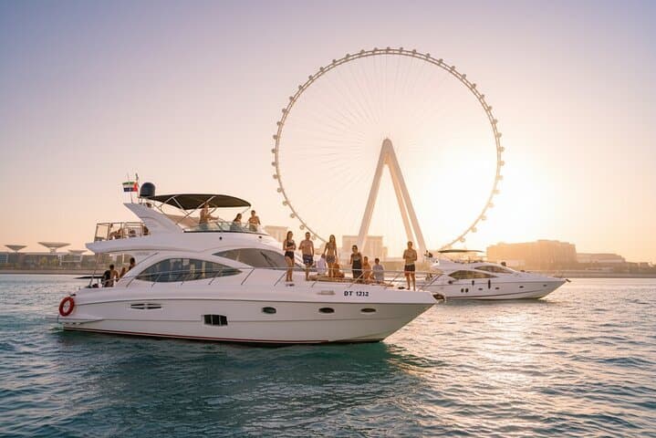 Dubai Marina Yacht Cruise — 2‑Hour Morning, Sunset & Night Skyline Cruises