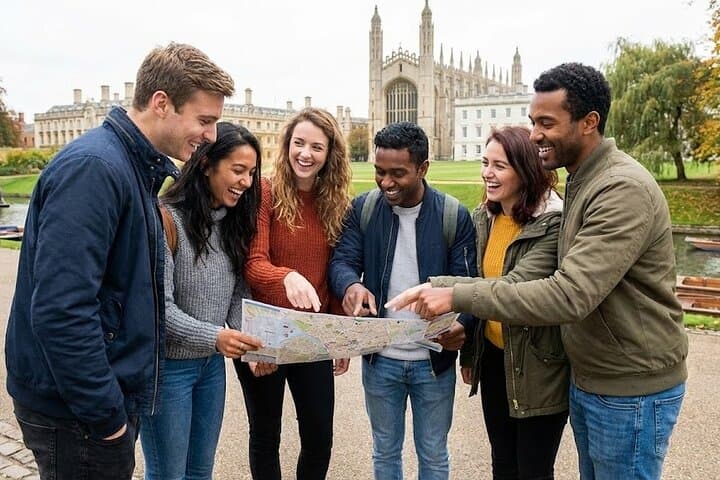 Scholars' Punting Scavenger Hunt in Cambridge — App-Led Audio Adventure