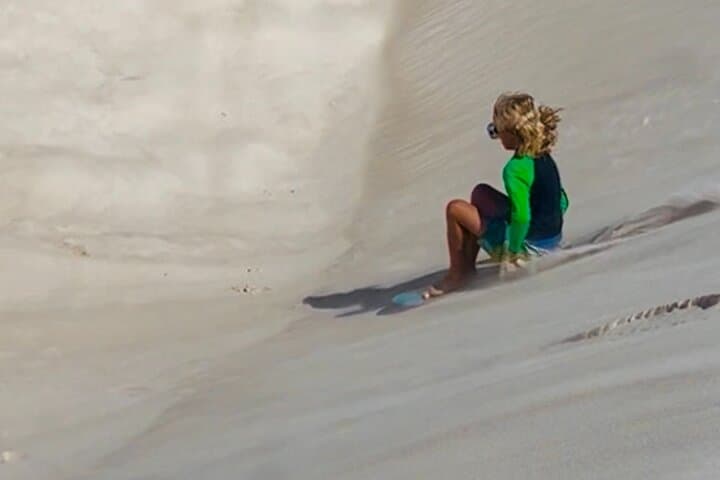 4WD Pinnacles Desert & Turquoise Coast Day Tour — Sandboarding at Lancelin photo 4