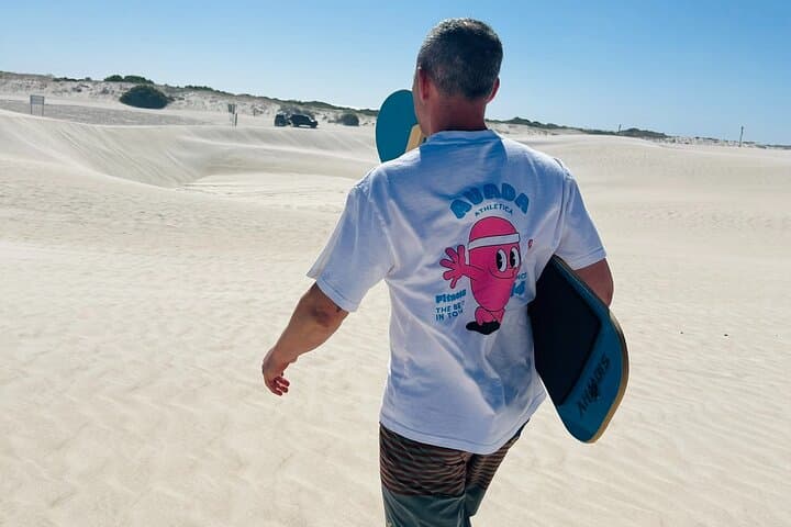 4WD Pinnacles Desert & Turquoise Coast Day Tour — Sandboarding at Lancelin photo 5