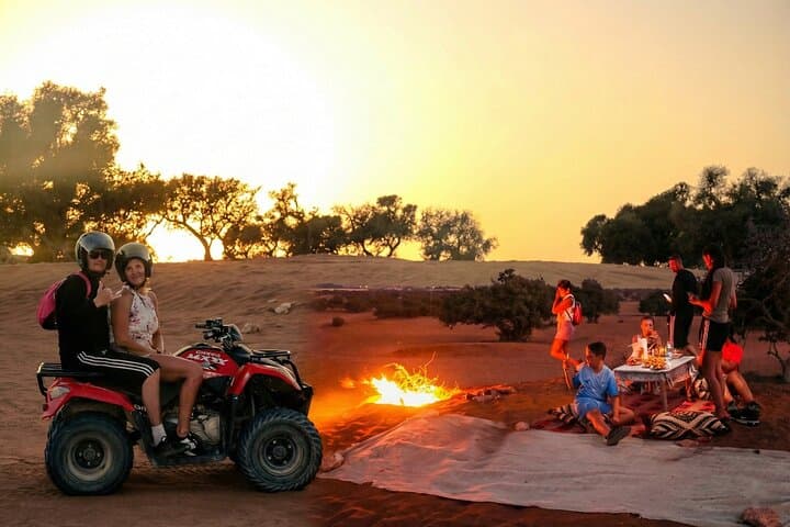 Sunset Quad Biking in Agadir: Dunes, Argan Forests & Berber Tea