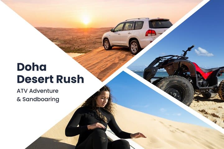 Doha Desert Safari: ATV Buggies, Dune Bashing & Sandboarding Adventure