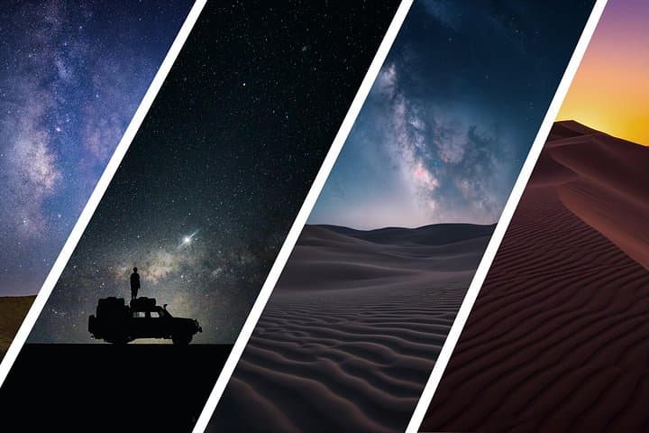 Doha Night Desert Quest and Camel Ride — Dune Bashing, Sandboarding & Inland Sea Views photo 1