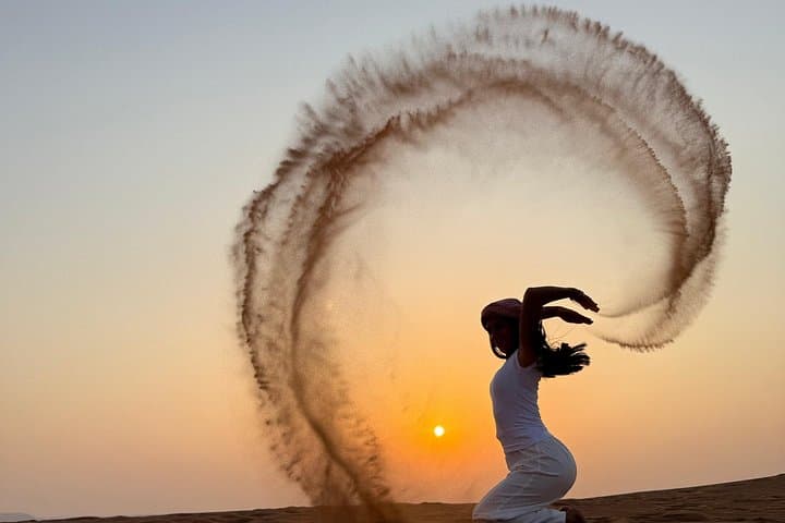 Sunset Red Dunes: Dubai Evening Desert Safari with Quad Bikes and Premium Camp photo 3