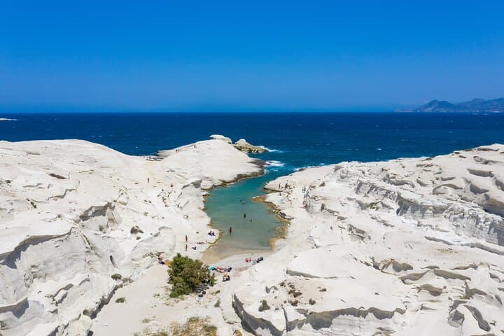 Milos Highlights Van Tour & Traditional Tavern Lunch — Sarakiniko, Plaka, Mandrakia photo 2