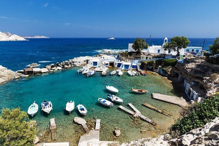 Milos Highlights Van Tour & Traditional Tavern Lunch — Sarakiniko, Plaka, Mandrakia photo 4