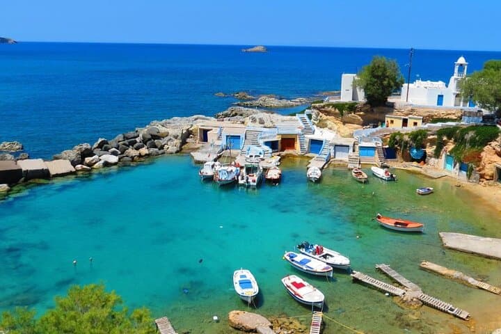 Milos Highlights Van Tour & Traditional Tavern Lunch — Sarakiniko, Plaka, Mandrakia photo 5