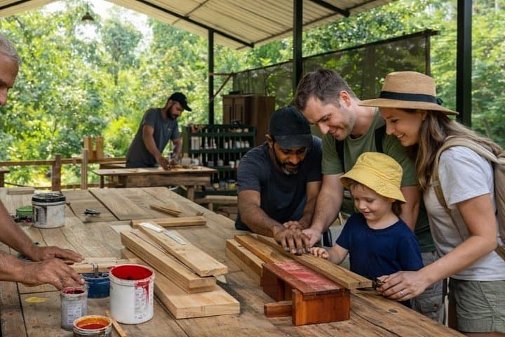 Traditional Carpentry Workshop on Maha Oya: Make Your Own Sri Lankan Wooden Souvenir photo 3