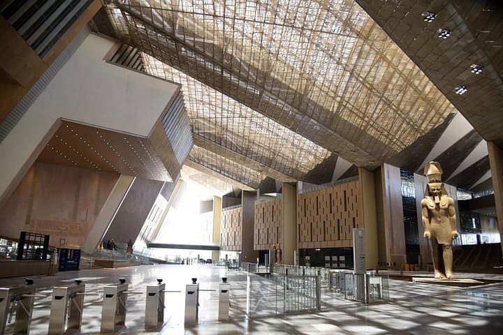 Grand Egyptian Museum & Giza Pyramid Sunset Camel Ride — Full-Day Tour photo 3