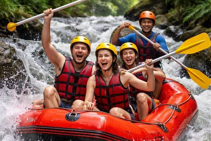 Ubud White Water Rafting and Silver Jewelry Workshop — Private Day Tour