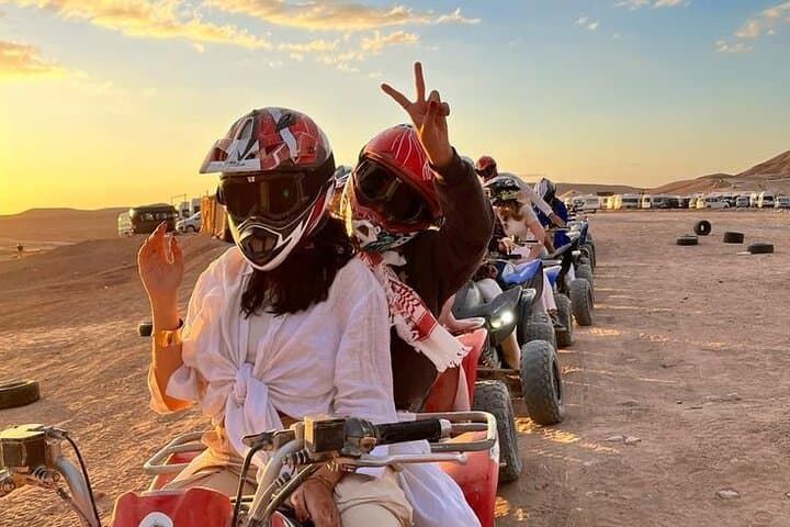 Agafay Desert Sunset Camel and Quad Bike Tour from Marrakech