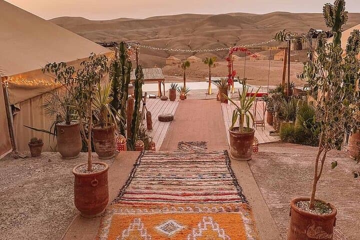 Agafay Desert Quad and Camel Ride with Dinner & Sunset Show from Marrakech photo 4