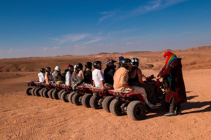 Agafay Desert Quad Biking, Camel Trek & Sunset Dinner Show from Marrakech photo 6