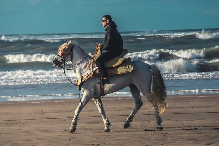 Horseback Riding on Casablanca Beach: Countryside to Coast Ride photo 2