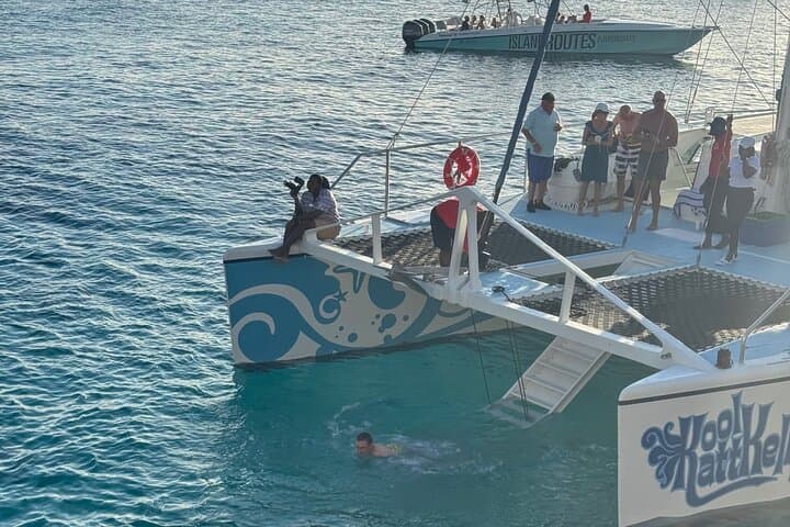 Negril Beach Party: Catamaran Snorkel and Rick's Cafe Sunset