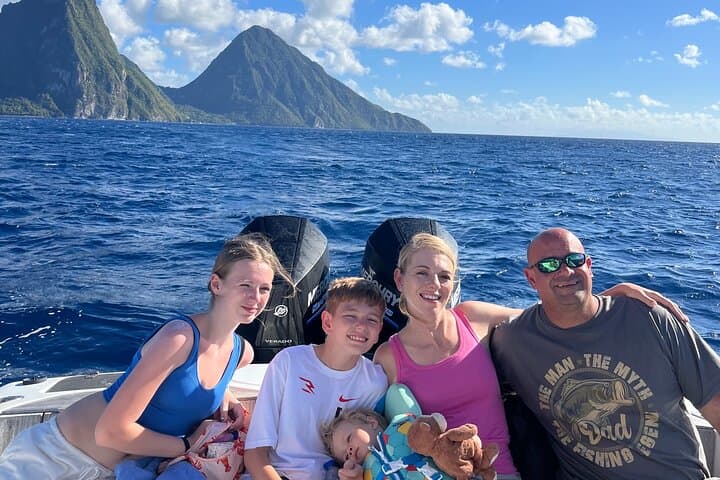 Private Speedboat to the Pitons: Custom St. Lucia Boat Charter photo 5