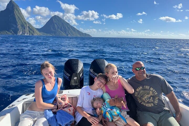 Private Speedboat to the Pitons: Custom St. Lucia Boat Charter photo 6