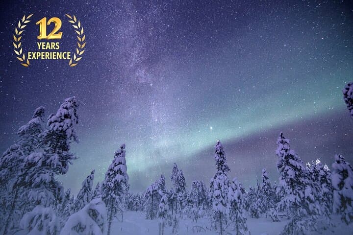 Night Star Walk on Snowshoes in the Finnish Wilderness — Levi Aurora & Stargazing