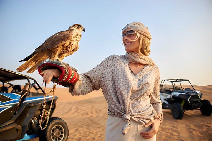 Dubai Desert Safari with Dune Bashing, Camel Ride & BBQ Dinner