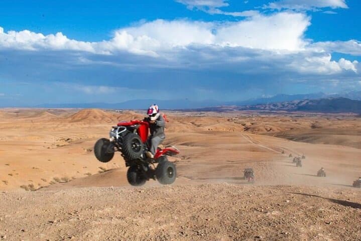 Agafay Desert Sunset: Quad Biking, Camel Ride & Dinner Show from Marrakech