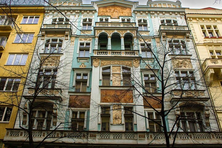 Vinohrady Belle Époque Walk: Parks, Villas & Decorative Mascarons in Prague photo 2
